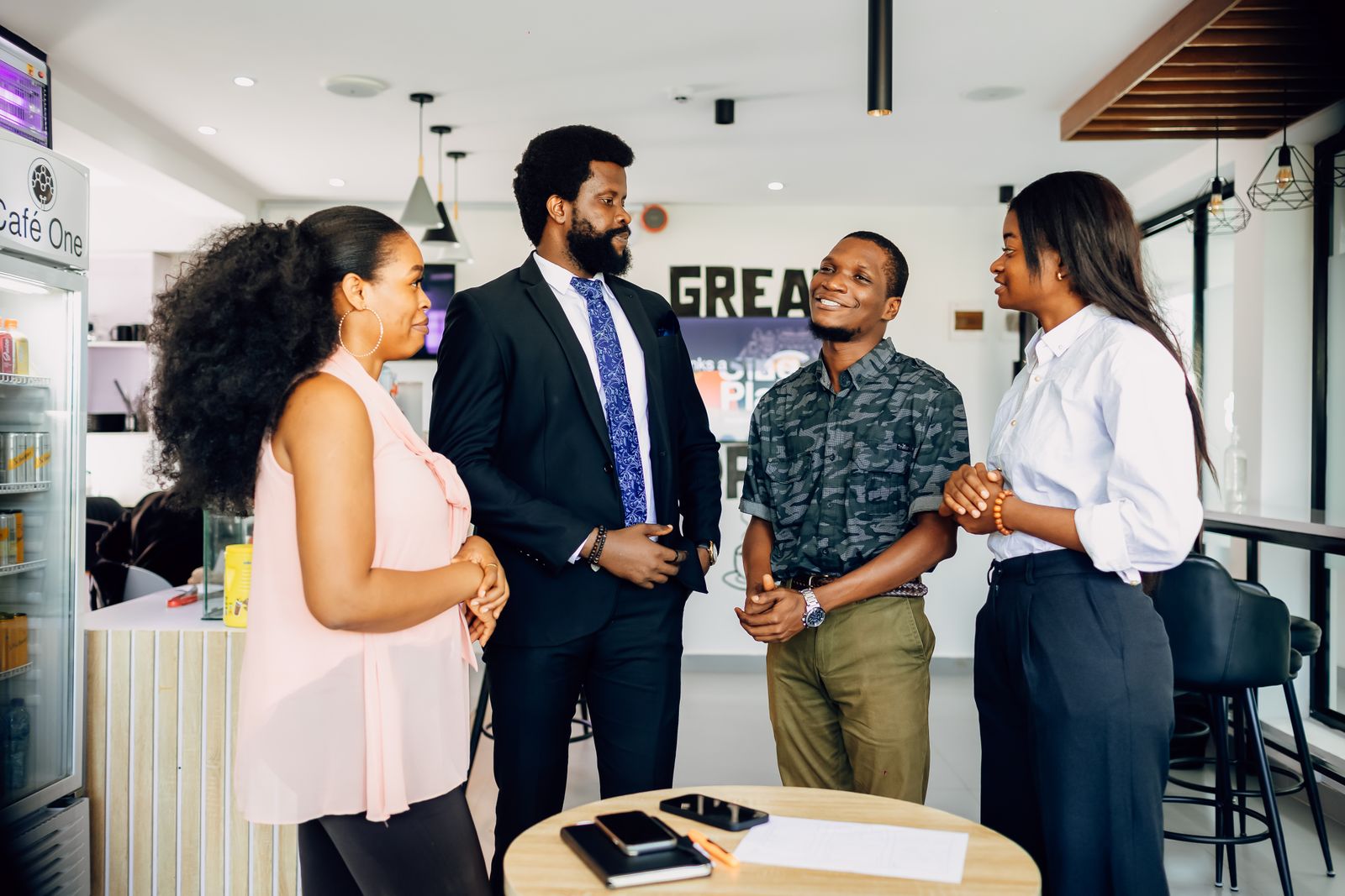 The Gulam Energy team in discussion